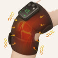 Cordless heated knee wrap with LED controller